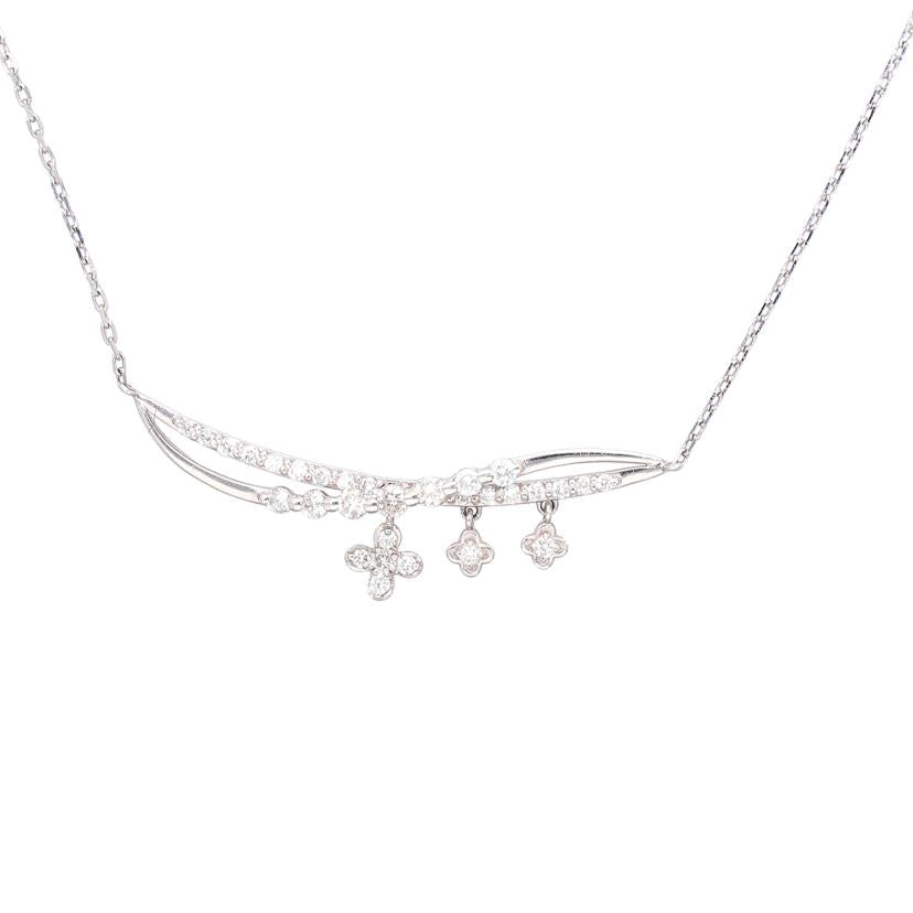 / PT900/850ダイヤネックレス0.50ct//Aランク/65