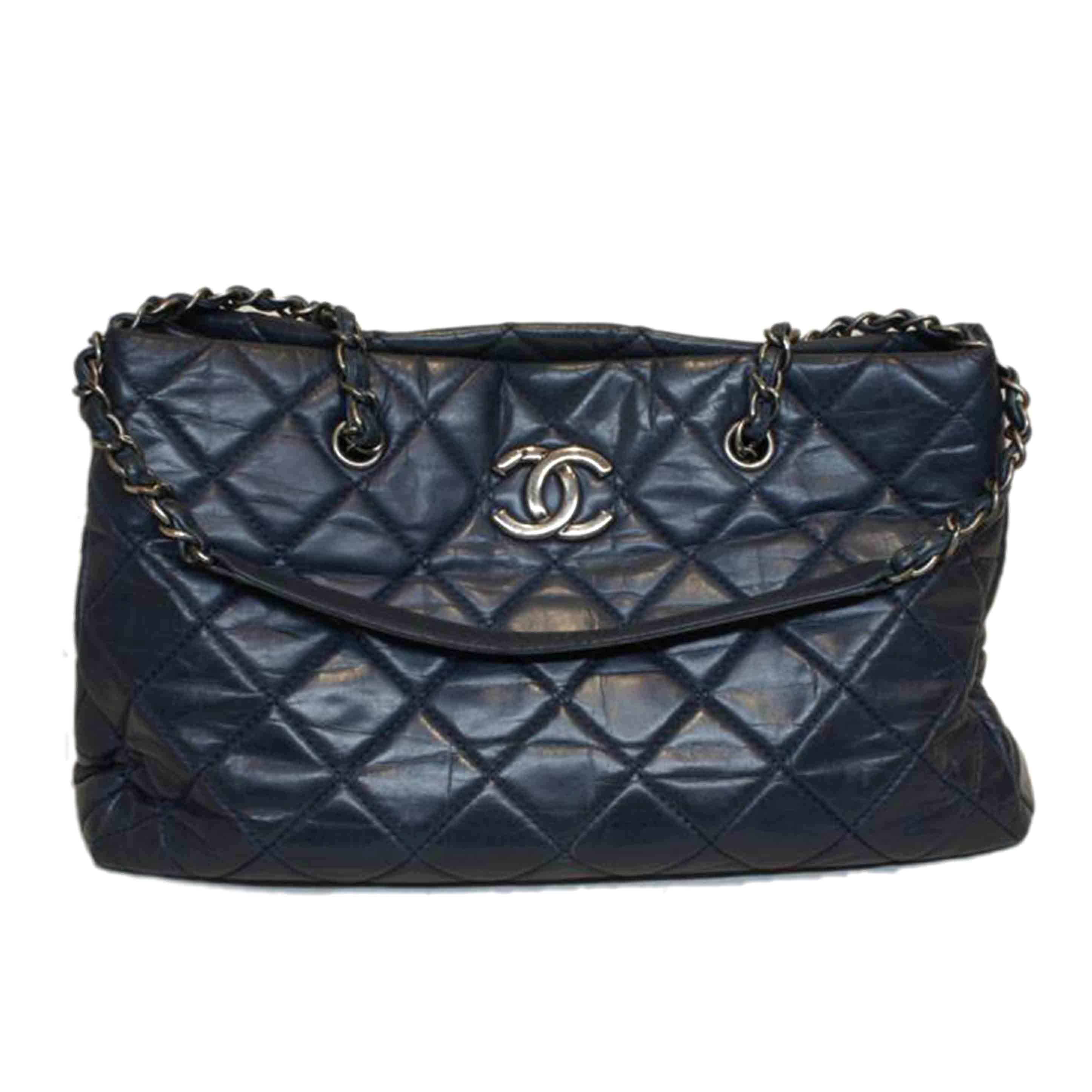 CHANEL シャネル/マトラッセチェーントートネイビー//205*****/Bランク/92