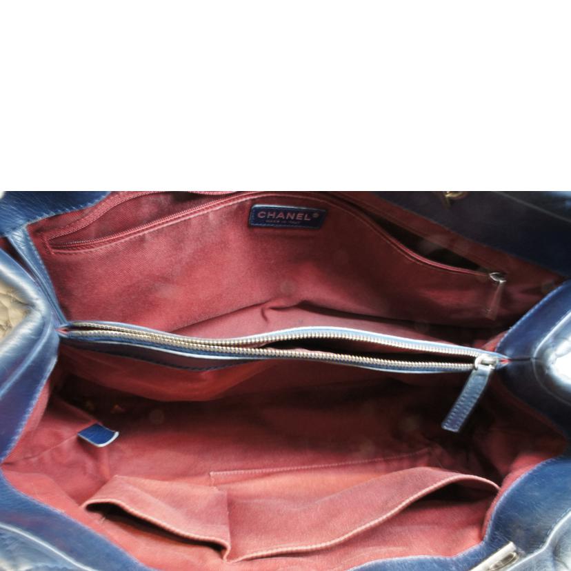 CHANEL シャネル/マトラッセチェーントートネイビー//205*****/Bランク/92