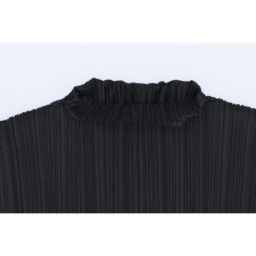 PLEATS PLEASE イッセイミヤケ/プリーツプリーズ プリーツ長袖Tシャツ黒//ABランク/78