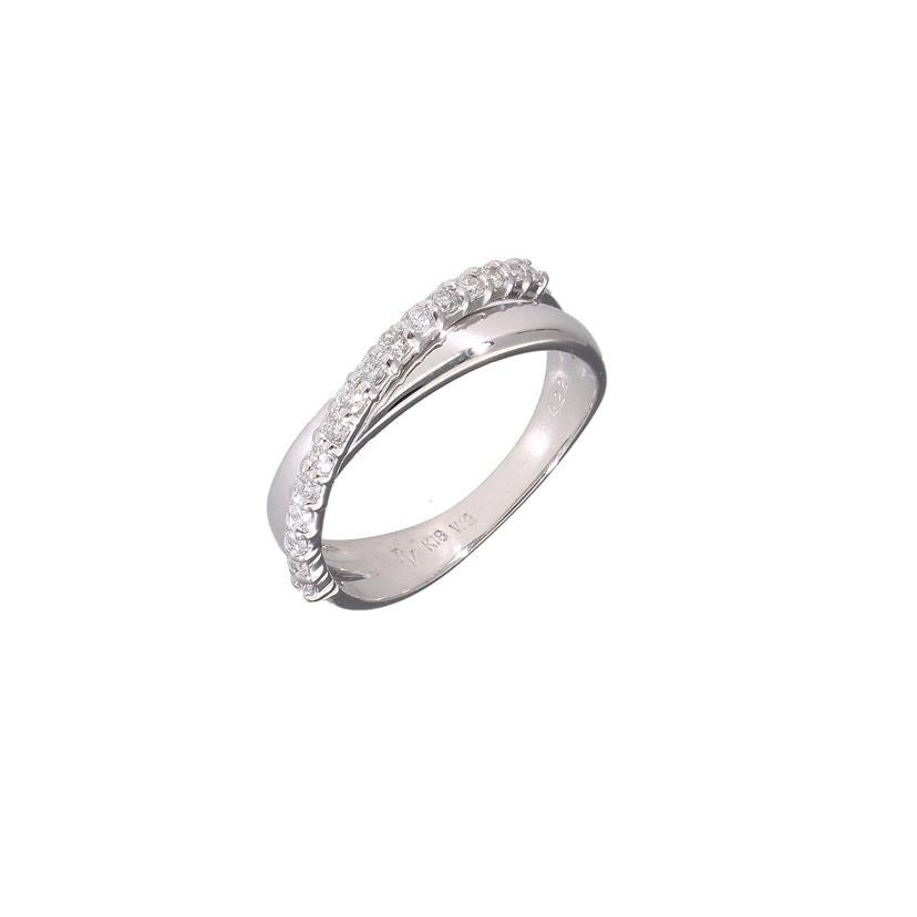 Ponte VecchioK18WGダイヤリング0.22ct//Aランク/64