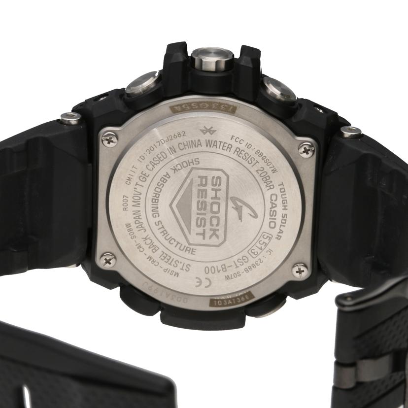 CASIO カシオ/G-SHOCK/G-STEEL/ソーラー×BlueTooth/GST-B100B-1A4DR//003*****/Aランク/19