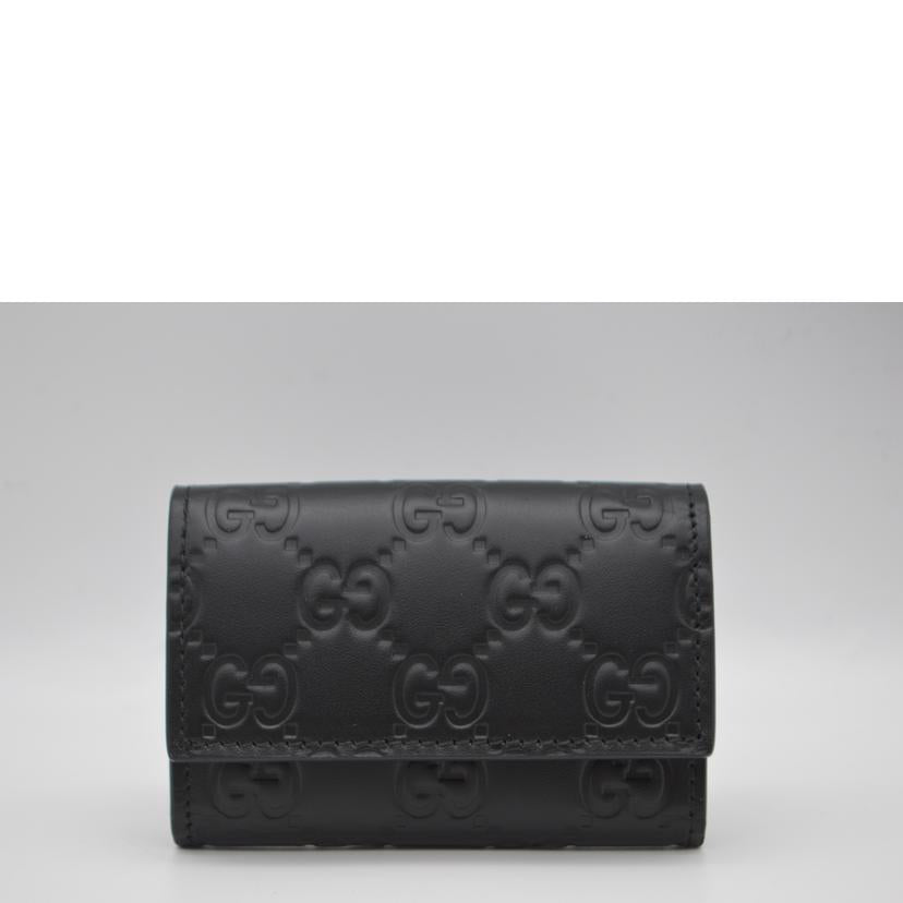GUCCI グッチ/グッチシマレザーキーケース6/ブラック/138093//041*/SAランク/89