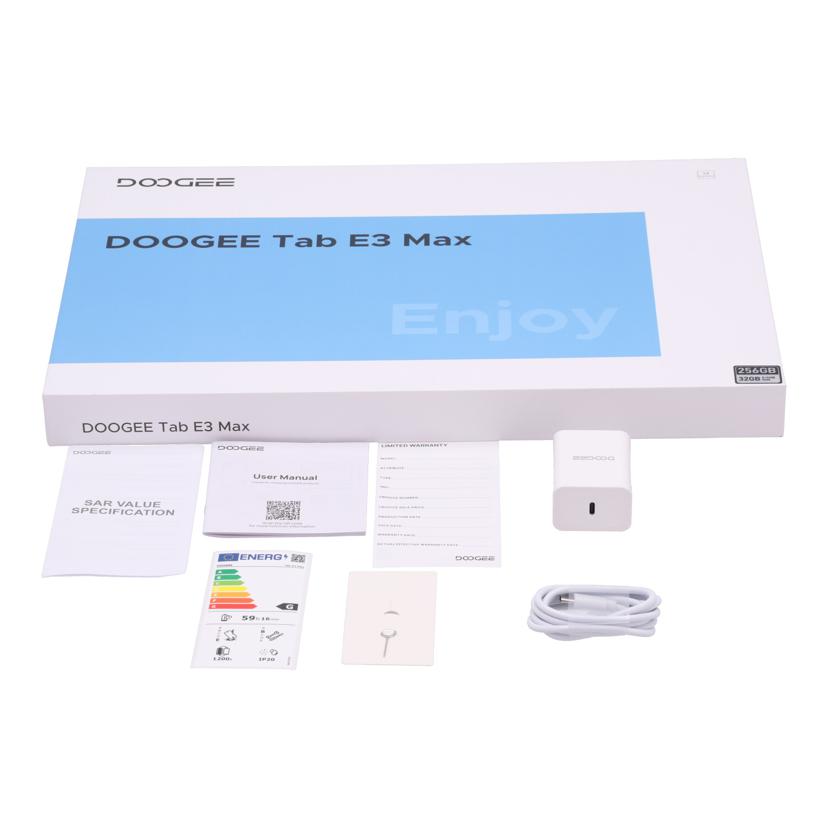 DOOGEE ドゥージー/14インチタブレット/DOOGEE Tab/E3 Max 256GB LTE//TABE3MAX0000005227/Aランク/62