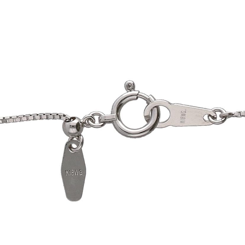 / K18WGルビーダイヤネックレス0.41/D0.02ct//Aランク/65