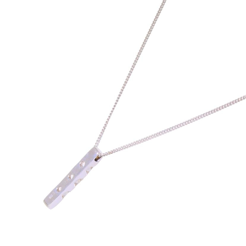/ K18WGダイヤネックレス0.32ct//Aランク/71