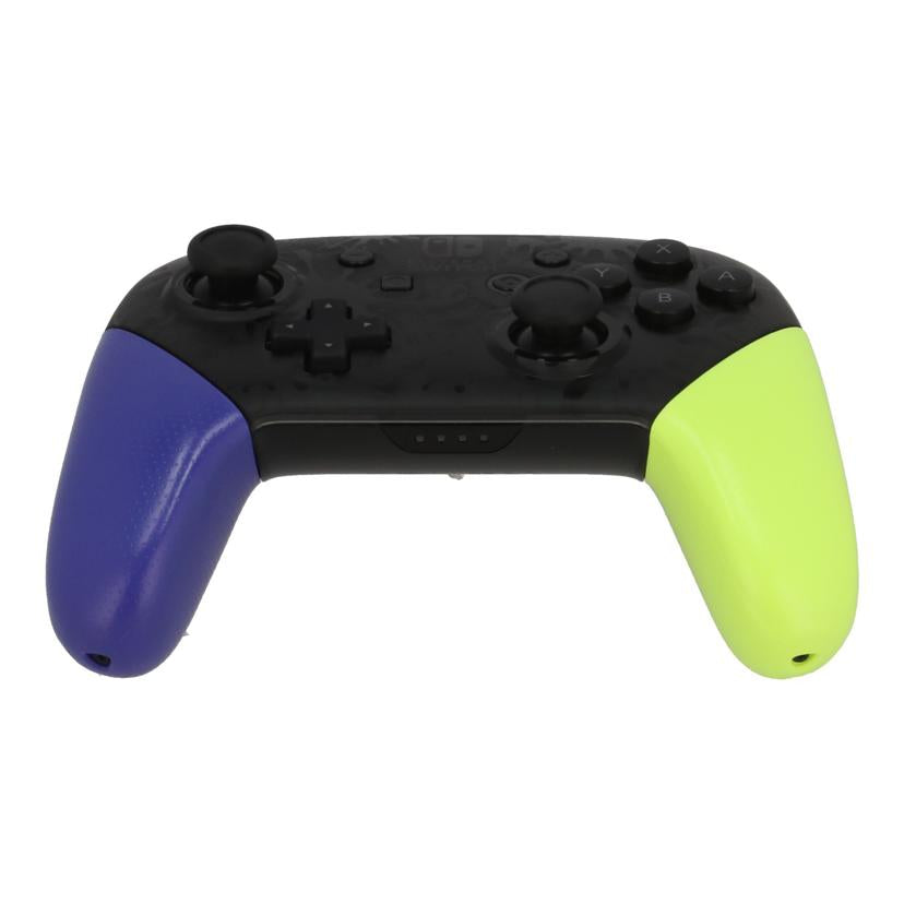NINTENDO 任天堂 /Switch Pro コントローラー スプラ3/HAC-A-FSSKT//XEL70117631374/ABランク/24