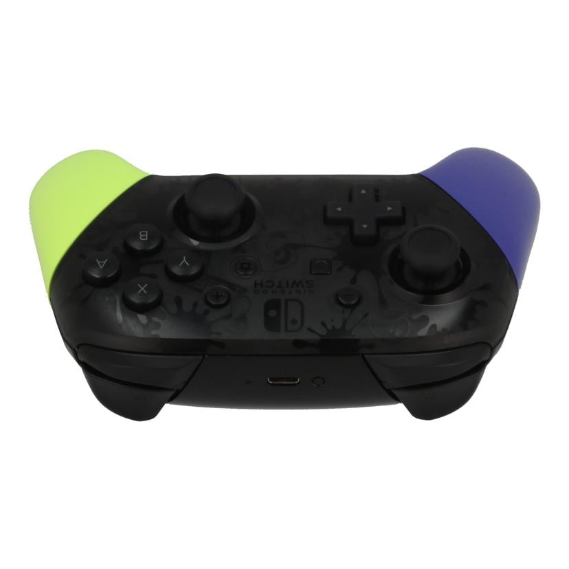 NINTENDO 任天堂 /Switch Pro コントローラー スプラ3/HAC-A-FSSKT//XEL70117631374/ABランク/24