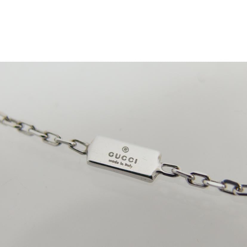 GUCCI グッチ/750ブルートパーズキューブネックレス//Aランク/18