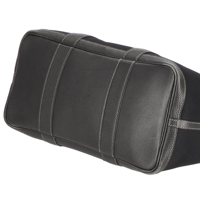 HERMES エルメス/ガーデンパーティPM/トワルオフィシエ×レザー/ブラック//Bランク/75