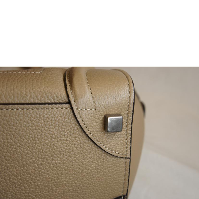 CELINE セリーヌ/ラゲージマイクロショッパー/ベージュ//Aランク/92