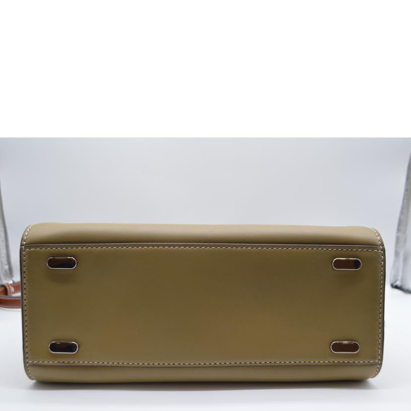 TORY BURCH トリーバーチ/リーラジウィルカラーブロックスモールダブルバッグ/152392//Aランク/89