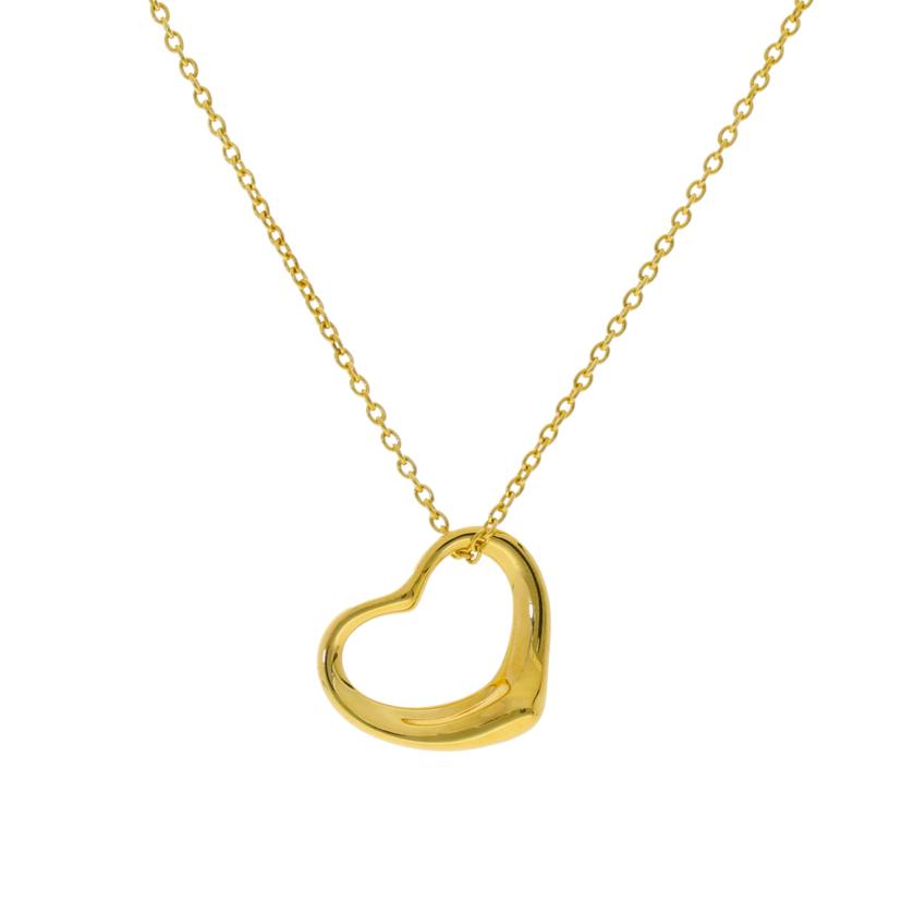 TIFFANY&Co. ティファニー/K18オープンハートネックレス//Aランク/18