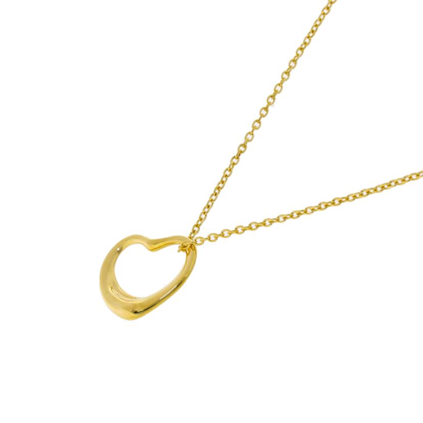 TIFFANY&Co. ティファニー/K18オープンハートネックレス//Aランク/18