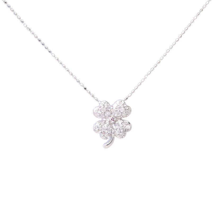 / K18WGダイヤネックレス0.20ct//Aランク/65