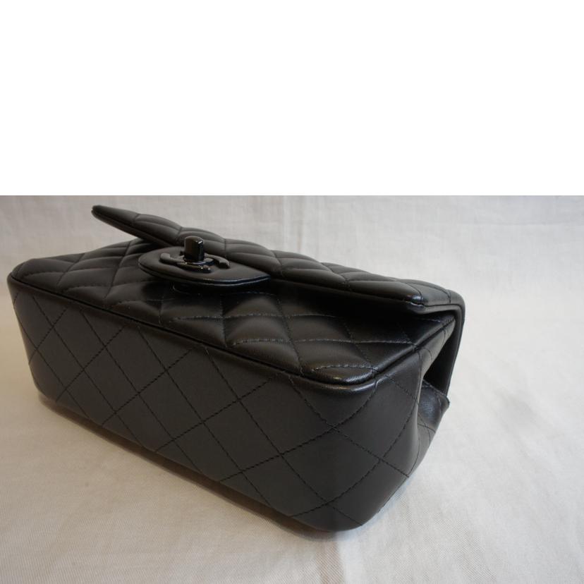 CHANEL シャネル/トップハンドルマトラッセ2WAYラムスキンブラックBKメタル金具/AS2431//NP9*****/SAランク/92