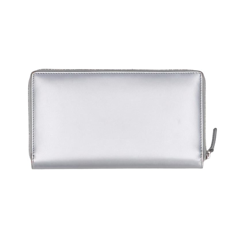 BALENCIAG バレンシアガ/エッセンシャル/ラウンドファスナー長財布/シルバー/664041//584***/Aランク/18