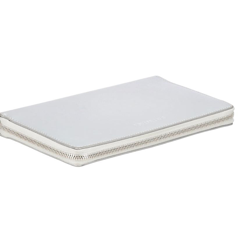 BALENCIAG バレンシアガ/エッセンシャル/ラウンドファスナー長財布/シルバー/664041//584***/Aランク/18