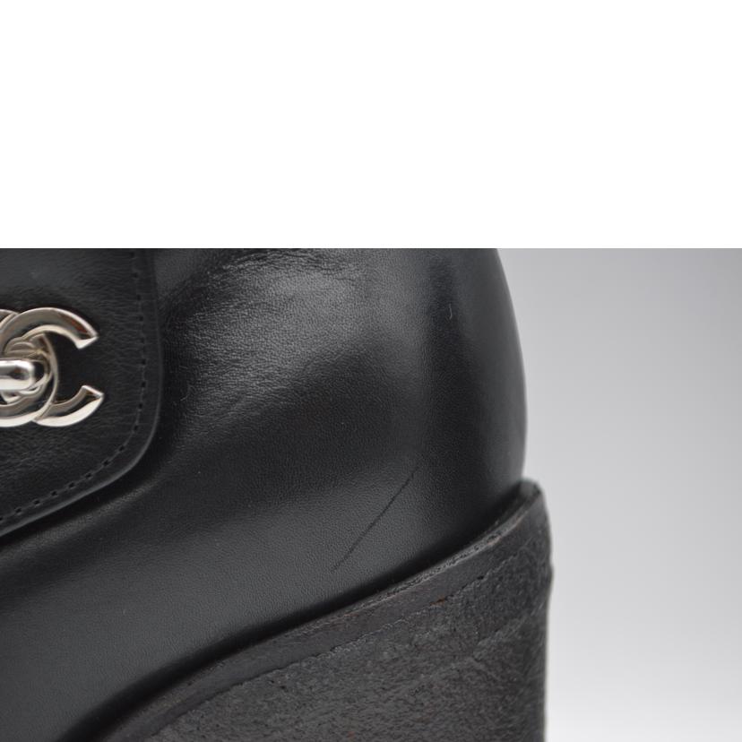 CHANEL シャネル/ココマークサイドターンロックショートブーツ/23.5cm//G31***/ABランク/89