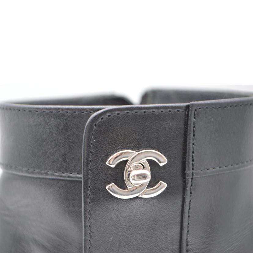 CHANEL シャネル/ココマークサイドターンロックショートブーツ/23.5cm//G31***/ABランク/89