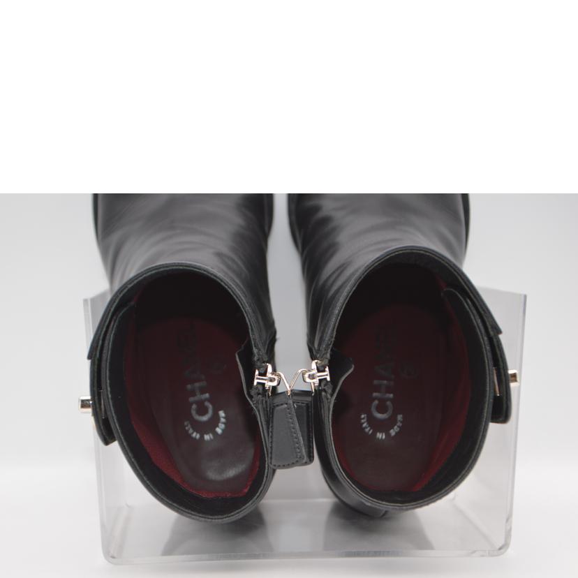 CHANEL シャネル/ココマークサイドターンロックショートブーツ/23.5cm//G31***/ABランク/89