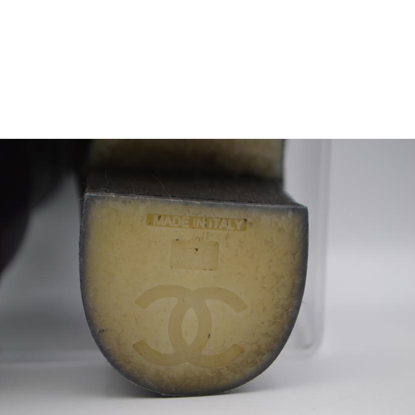 CHANEL シャネル/ココマークサイドターンロックショートブーツ/23.5cm//G31***/ABランク/89