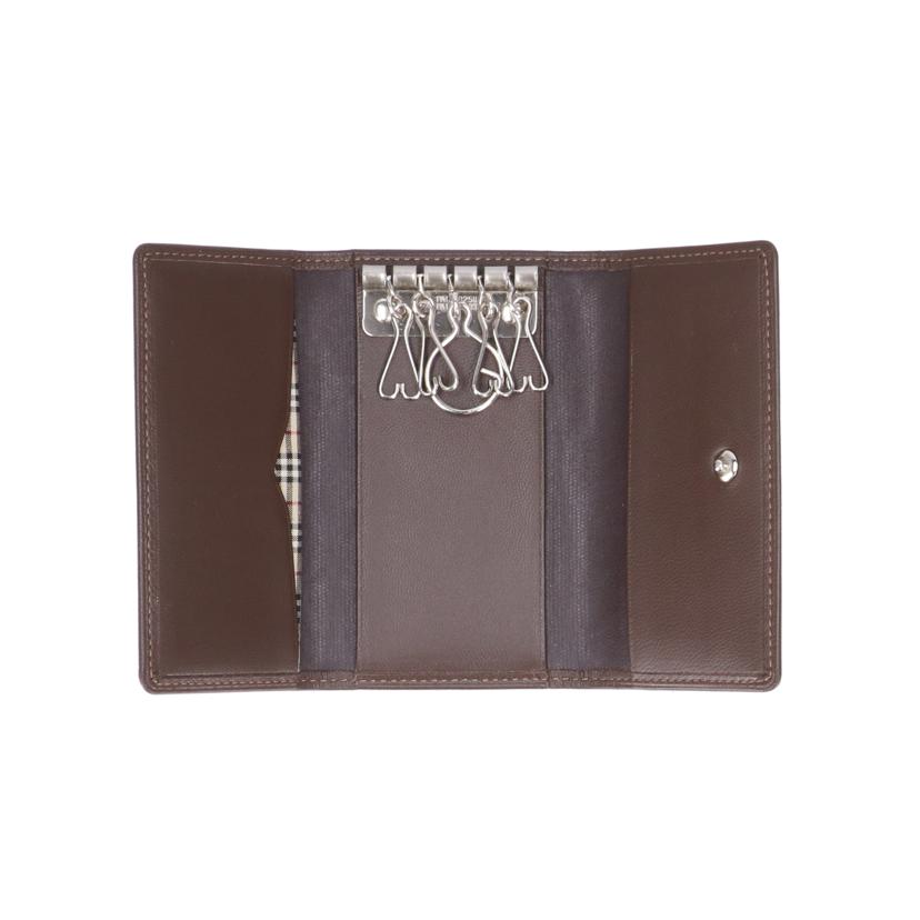 BURBERRY バーバリー/5連レザーキーケース/ブラウン//SAランク/18