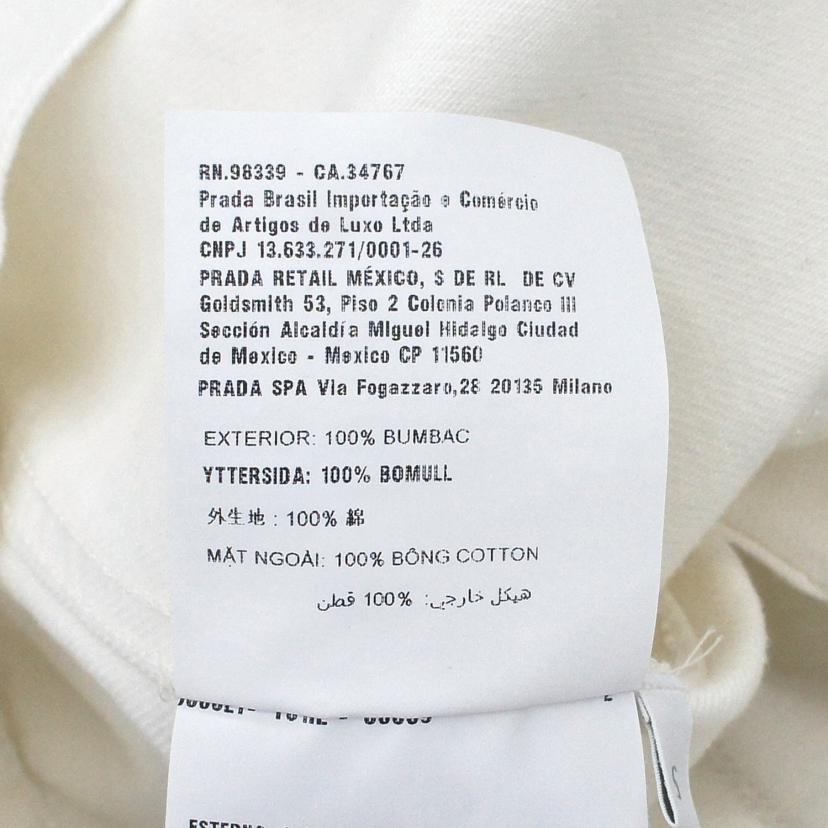 PRADA プラダ/23SS/トライアングルロゴ/ホワイトデニムジャケット/GFB299 S231//サイズ:S/Aランク/91