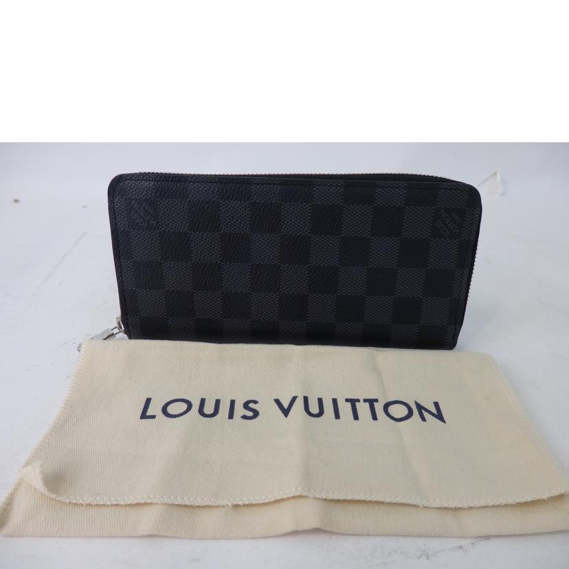 LV ルイヴィトン/ジッピー・ウォレット・ヴェルティカル/ダミエ・グラフィット/N63095//RFI****/Aランク/84