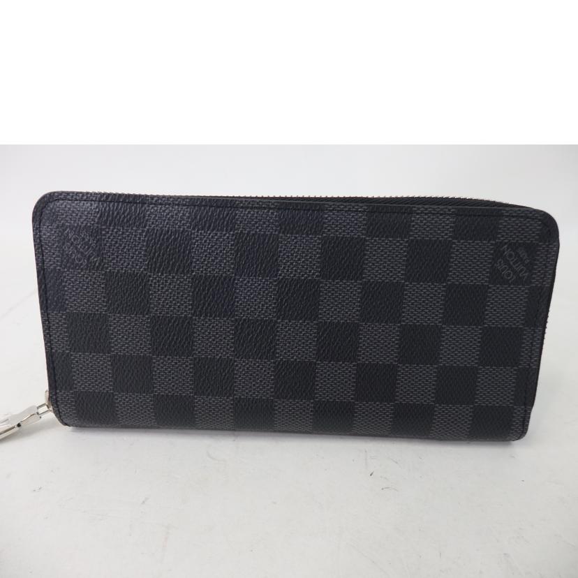 LV ルイヴィトン/ジッピー・ウォレット・ヴェルティカル/ダミエ・グラフィット/N63095//RFI****/Aランク/84