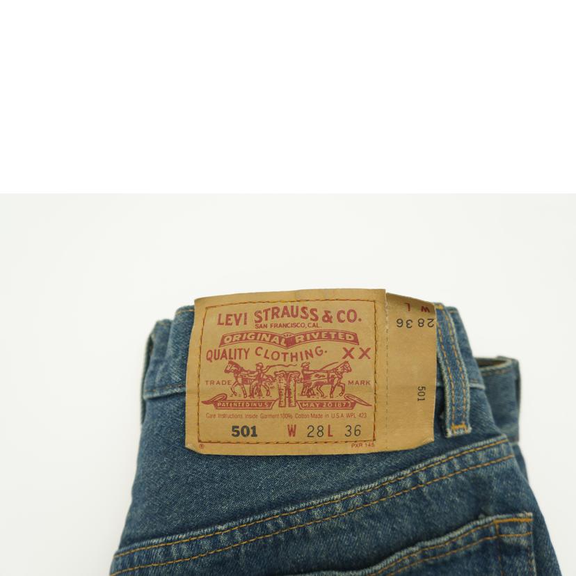 LEVI'S リーバイス/デニムボトムス/USA製/裏ボタン555/501//ABランク/18