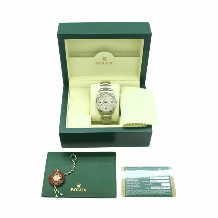 ROLEX ロレックス/エアキング・シルバー/ピンクダイアル/Z番/114200//Z77****/SAランク/85