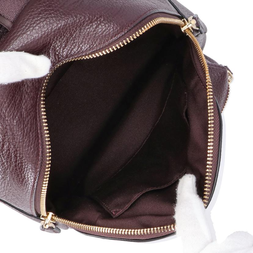 COACH/ロゴ/レザーリュック/F38263//J17**/Aランク/78