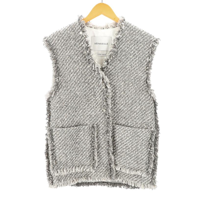 DEPAREILLE デパリエ/ツイードジレ/B1124AFV090//サイズ:38/Aランク/91