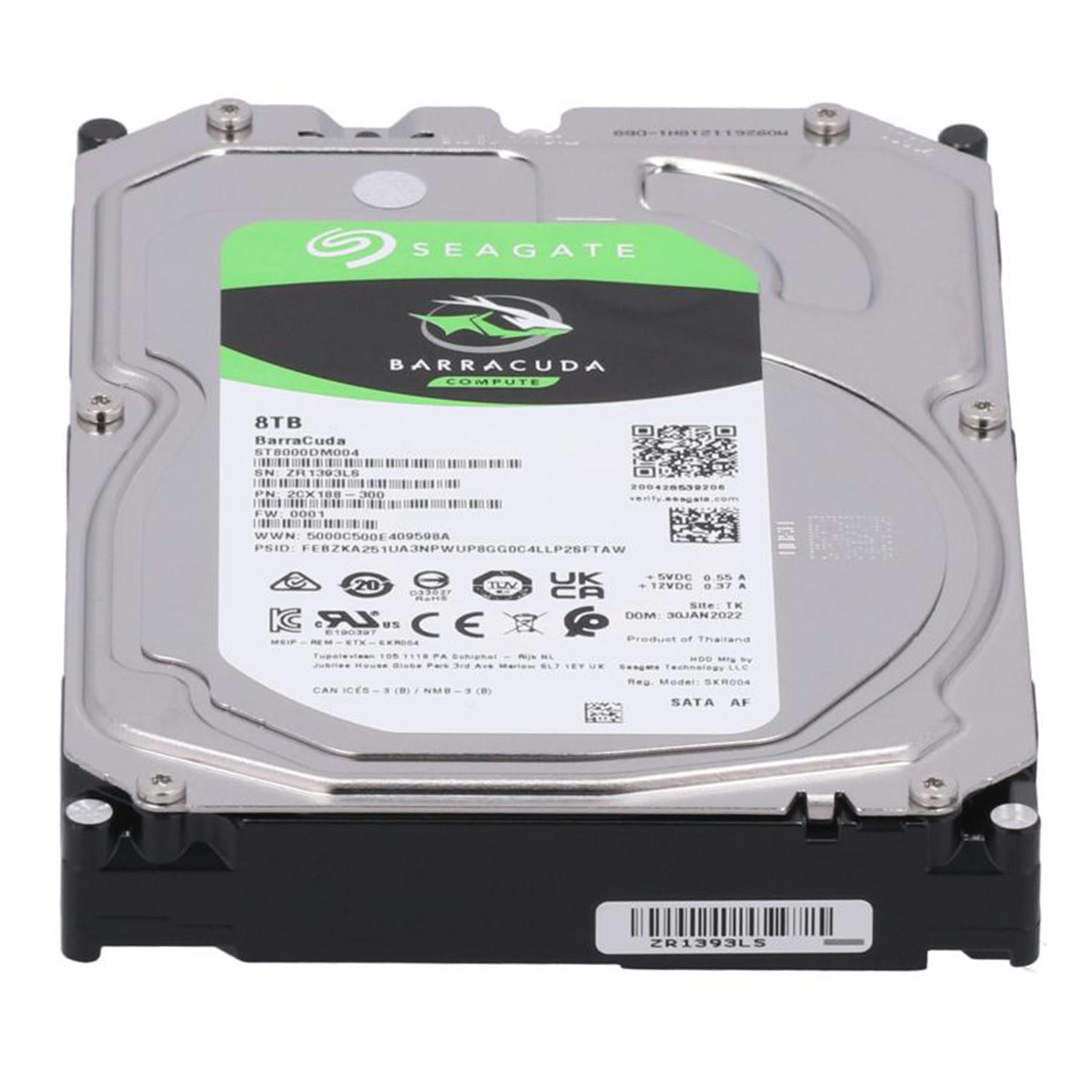 SEA GATE シーゲート /3.5インチ内蔵HDD8TB/ST8000DM004//ZR1393LS/Aランク/63