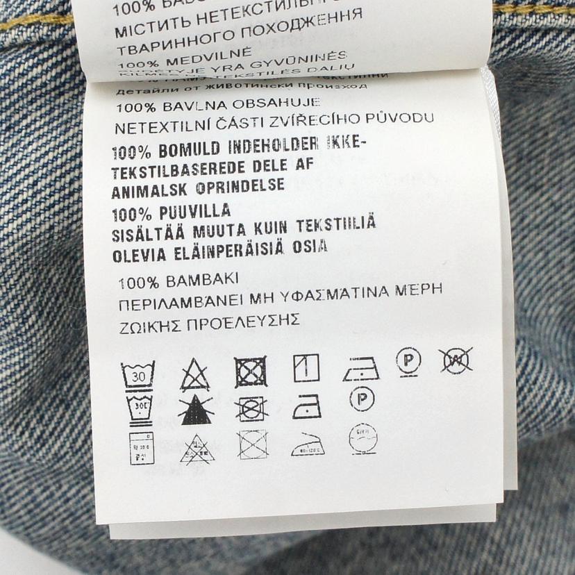 PRADA プラダ/トライアングルロゴ/オーバーサイズダメージ加工デニムシャツ/GFC036 S212//サイズ:36/Aランク/91