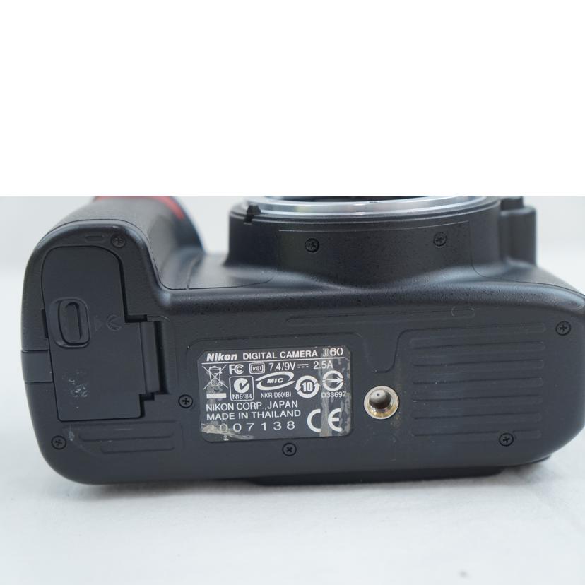 Nikon ニコン/デジタル一眼キット/D60+18-55/D60+18-55//2007138/ABランク/67