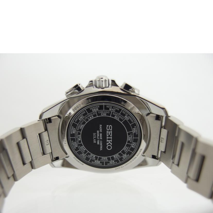 SEIKO セイコー/ブライツ/ワールドタイム/ブラック文字盤/電波ソーラー/SAGA159(8B54-0BB0)//410***/ABランク/04