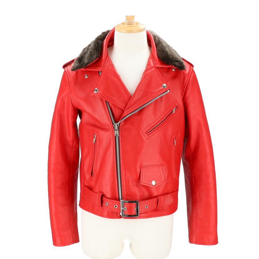超美品　HORN WORKS ライダース赤 HORN WORKS ホーンワークス/メンズファッション｜WonderREX-ONLINE