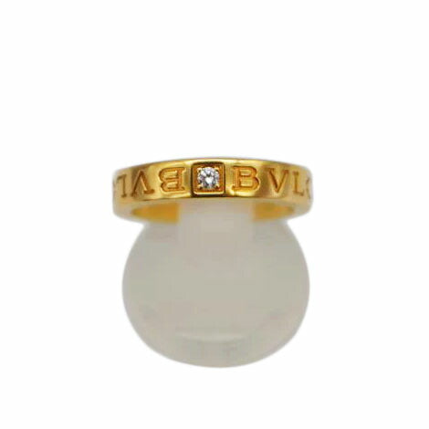 BVLGARI ブルガリ/B-Zero1 ダブルロゴ1Pダイヤ R #12.5/7.0g//Aランク/89
