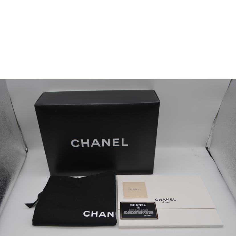 CHANEL シャネル/マトラッセキャビアスキンWフラップチェーンショルダー/A01112//144*****/Aランク/89