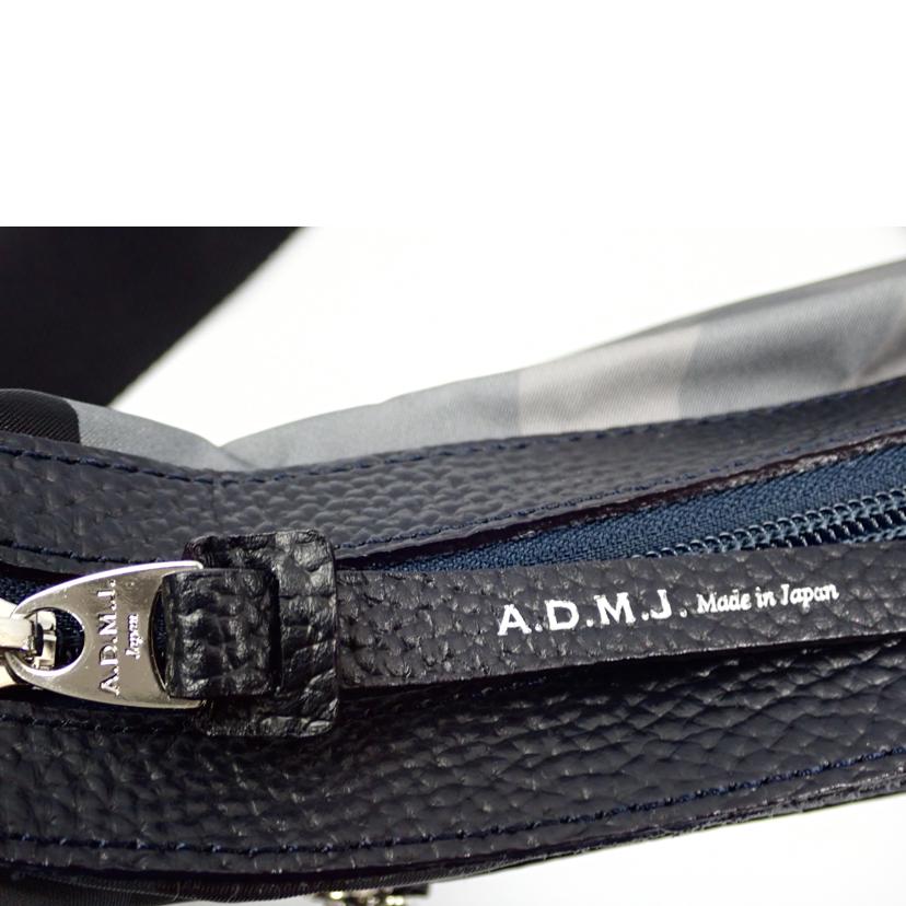 A.D.M.J エーディーエムジェー/デービスナイロンカモフラージュクロスボディバッグ//ABランク/62
