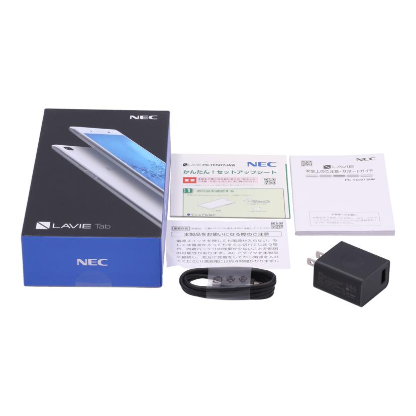 NEC 日本電気 /タブレット/LAVIE Tab E TE507/PC-TK507JAW//2HA0Z5ADW/Bランク/75