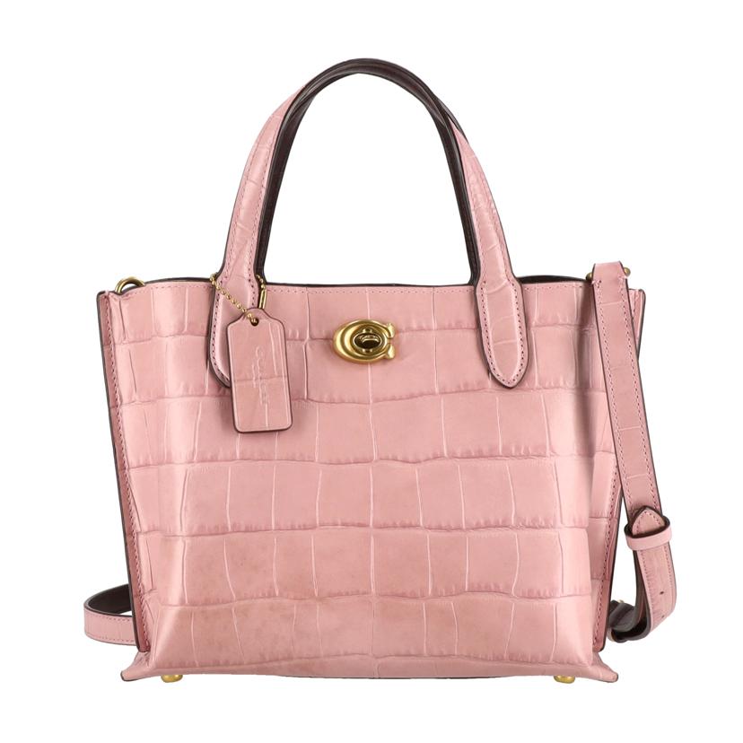 COACH コーチ/ウィロウトート24/2WAYバッグ/ピンク/C8632//L21**/Aランク/18