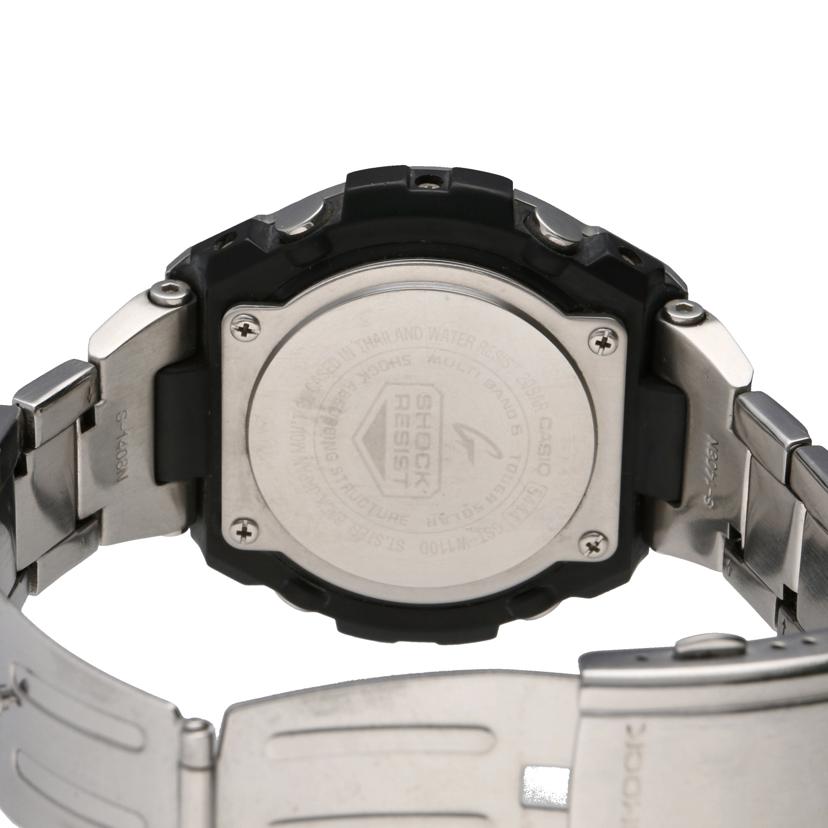 CASIO カシオ/G-SHOCK/Gスチール/シルバー文字盤/電波ソーラー/GST-W1100D-7AJF//002*****/Bランク/18