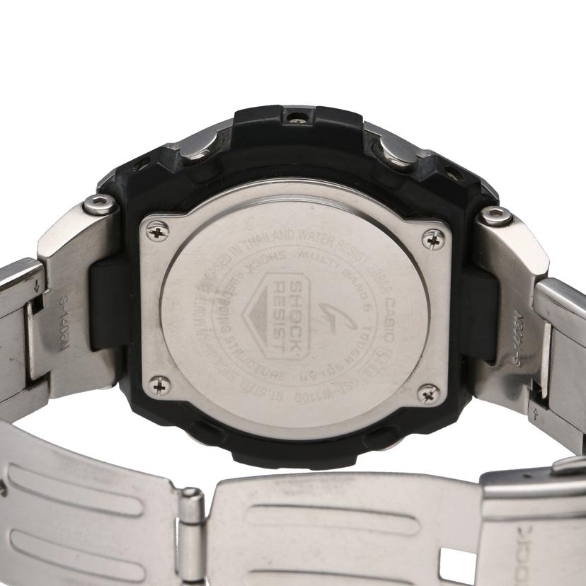 CASIO カシオ/G-SHOCK/Gスチール/シルバー文字盤/電波ソーラー/GST-W1100D-7AJF//002*****/Bランク/18