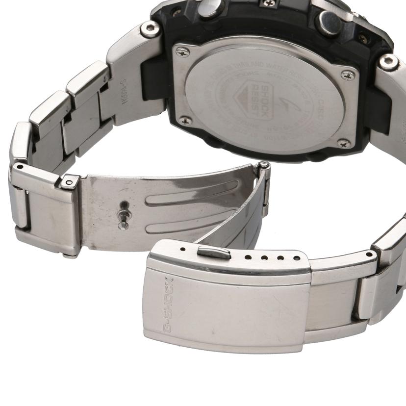 CASIO カシオ/G-SHOCK/Gスチール/シルバー文字盤/電波ソーラー/GST-W1100D-7AJF//002*****/Bランク/18