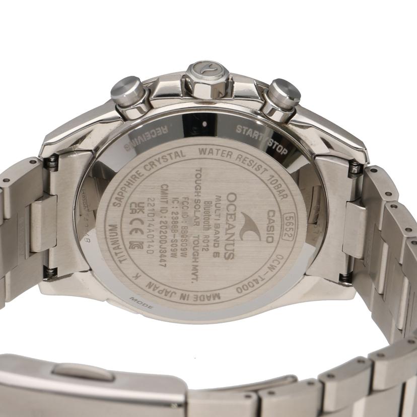 CASIO カシオ/オシアナス・クラシックライン 電波ソーラー スマホリンク/OCW-T4000C-3AJF//001*****/Aランク/05