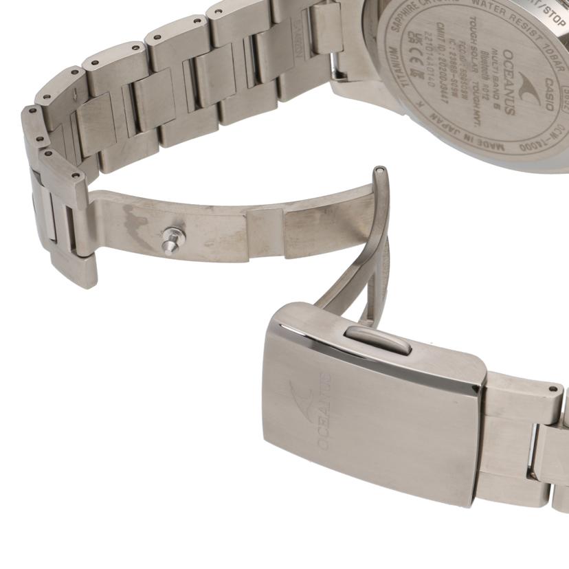 CASIO カシオ/オシアナス・クラシックライン 電波ソーラー スマホリンク/OCW-T4000C-3AJF//001*****/Aランク/05