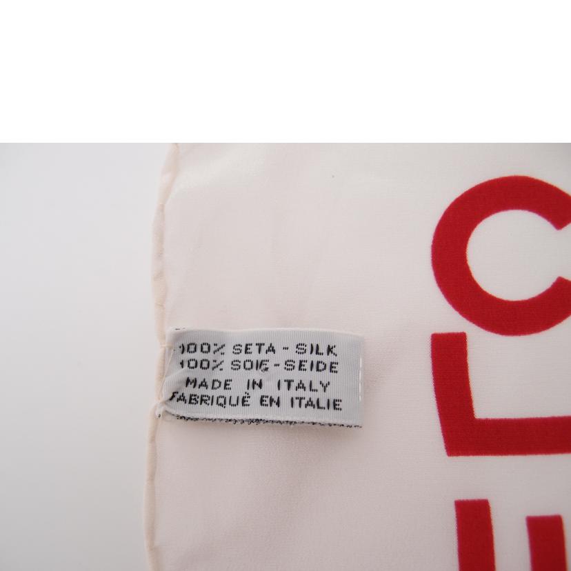 CHANEL シャネル/ココマドモアゼル大判スカーフ/レッド//ABランク/69